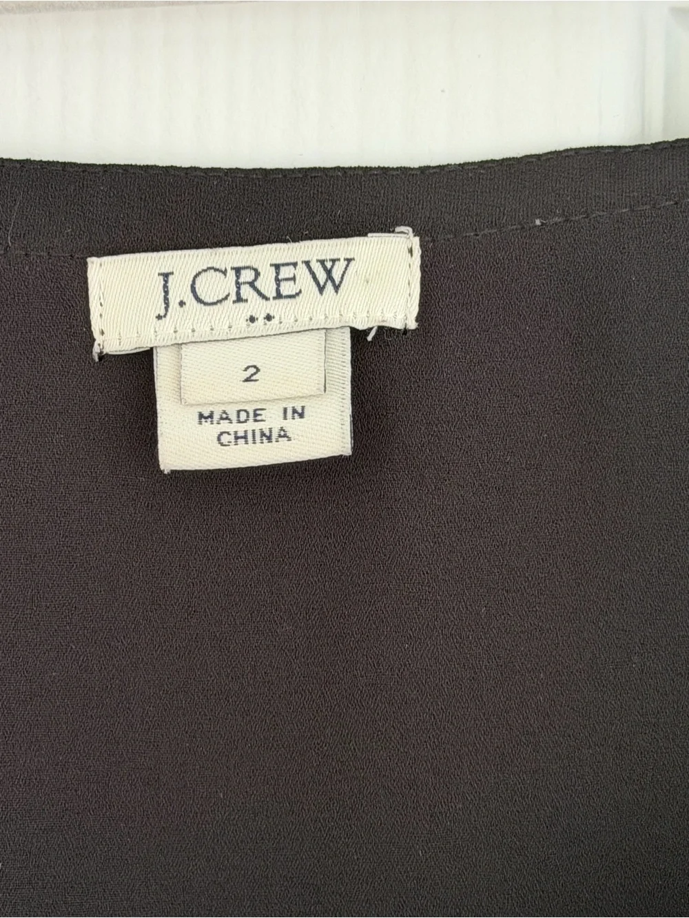 J. Crew Black Ruffle Cold-Shoulder Camisole - Picture 3 of 3
